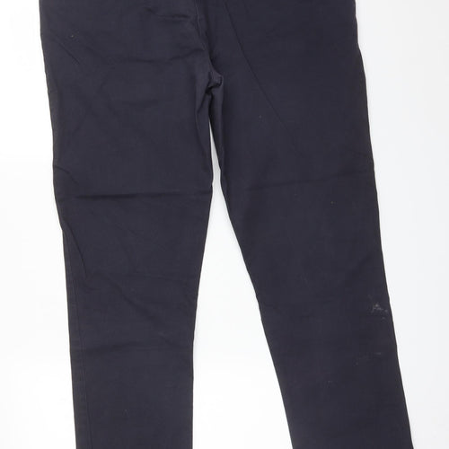 M&S Mens Blue   Chino Trousers Size 36 L29 in