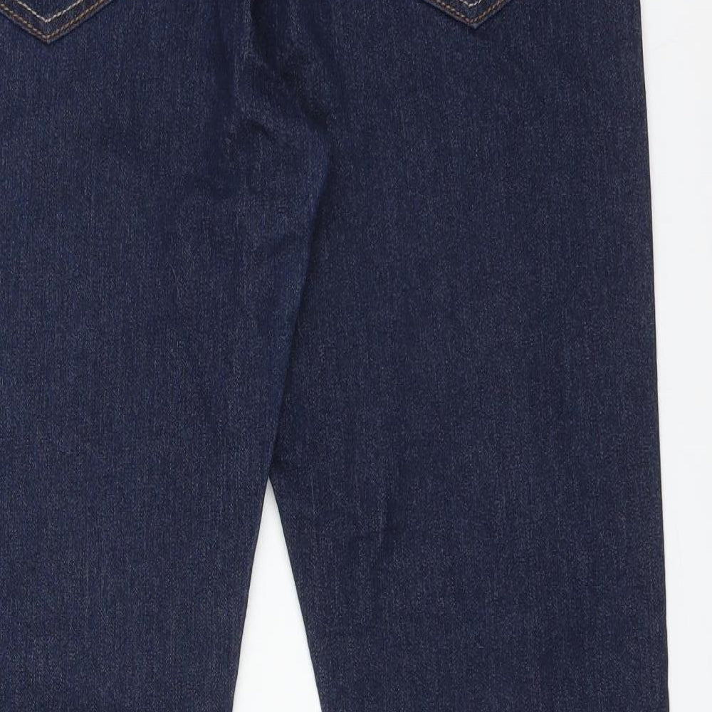 NEXT Womens Blue   Straight Jeans Size 16 L29 in