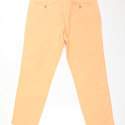 Gap Womens Orange   Chino Trousers Size 8 L27 in