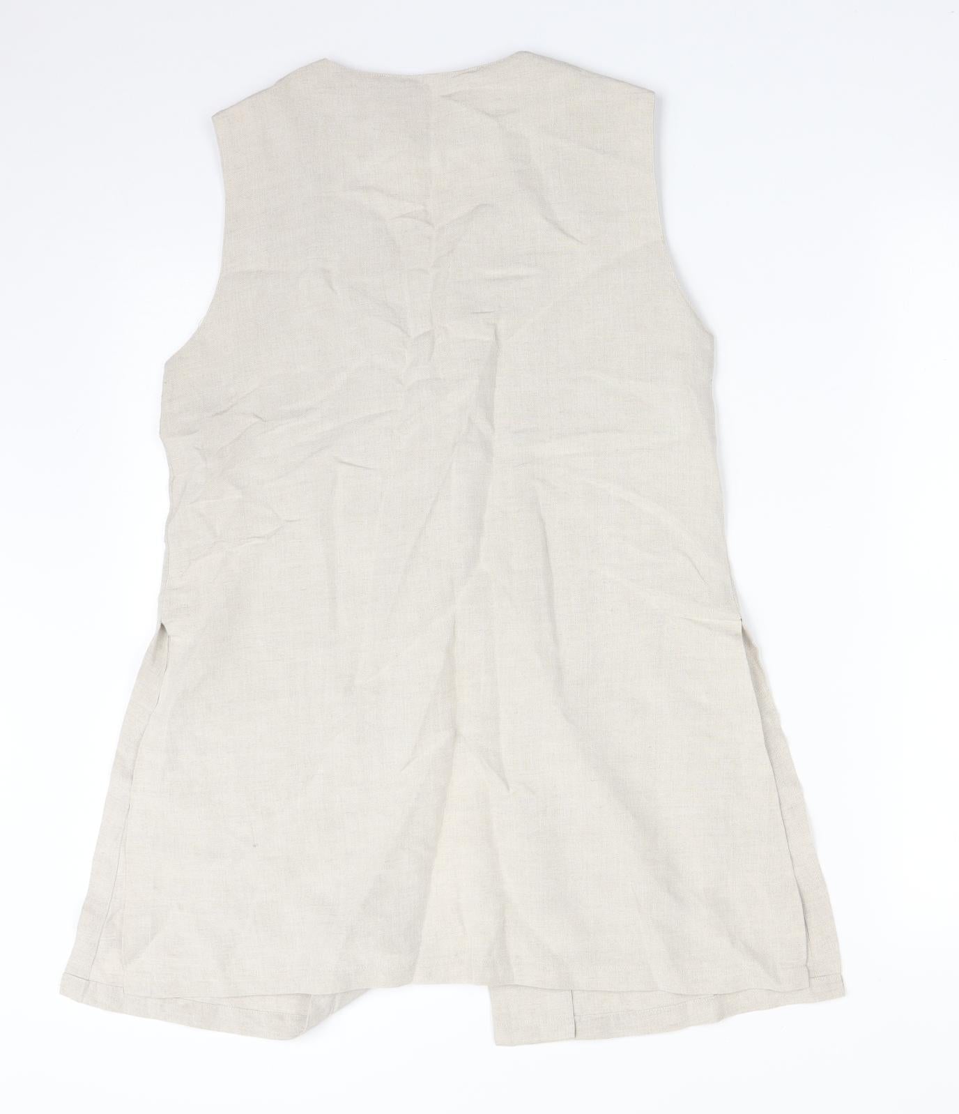 Dorothy Perkins Womens Beige   Basic T-Shirt Size 12