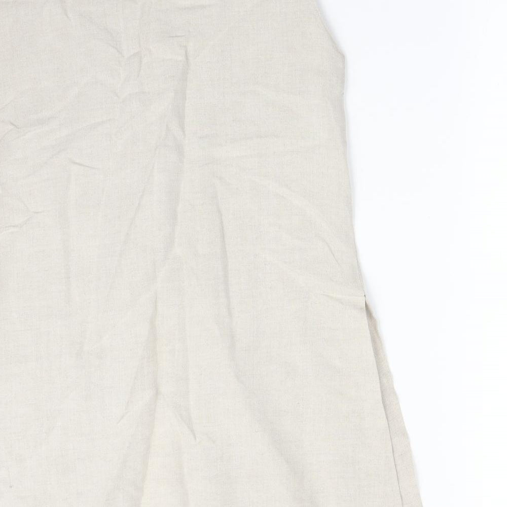 Dorothy Perkins Womens Beige   Basic T-Shirt Size 12