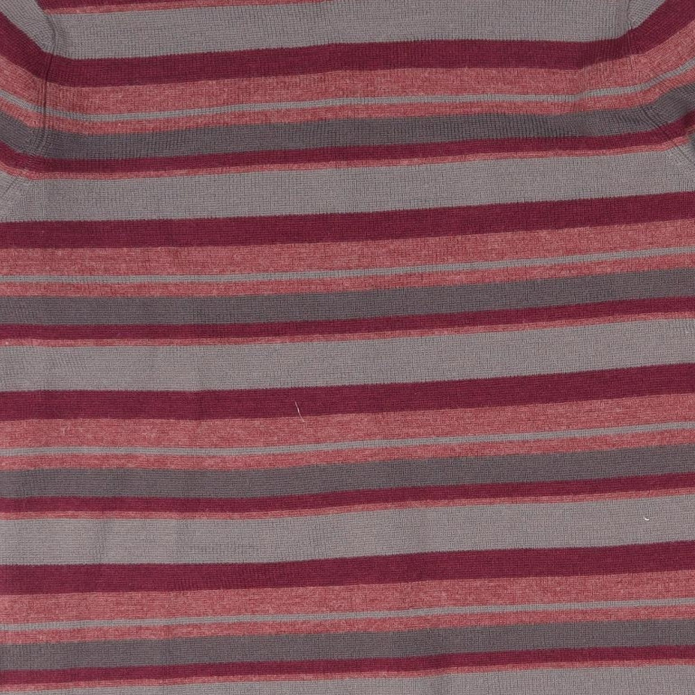 Hawkshead Womens Multicoloured Striped  Basic T-Shirt Size 14