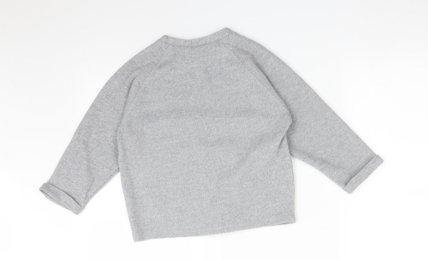 Zara Girls Grey   Pullover Sweatshirt Size 4-5 Years