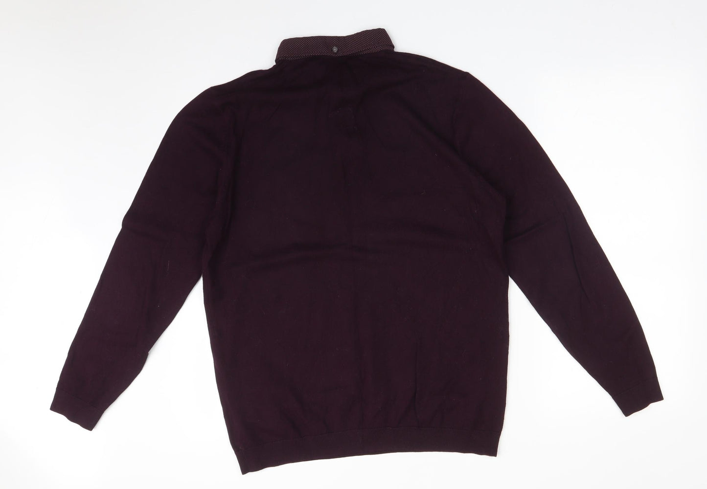 NEXT Mens Purple    Polo Size L