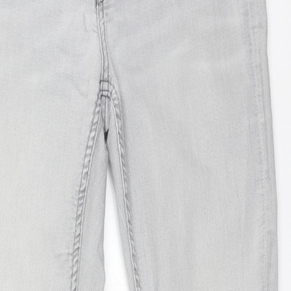 H&M Womens Grey   Straight Jeans Size 12 L29 in
