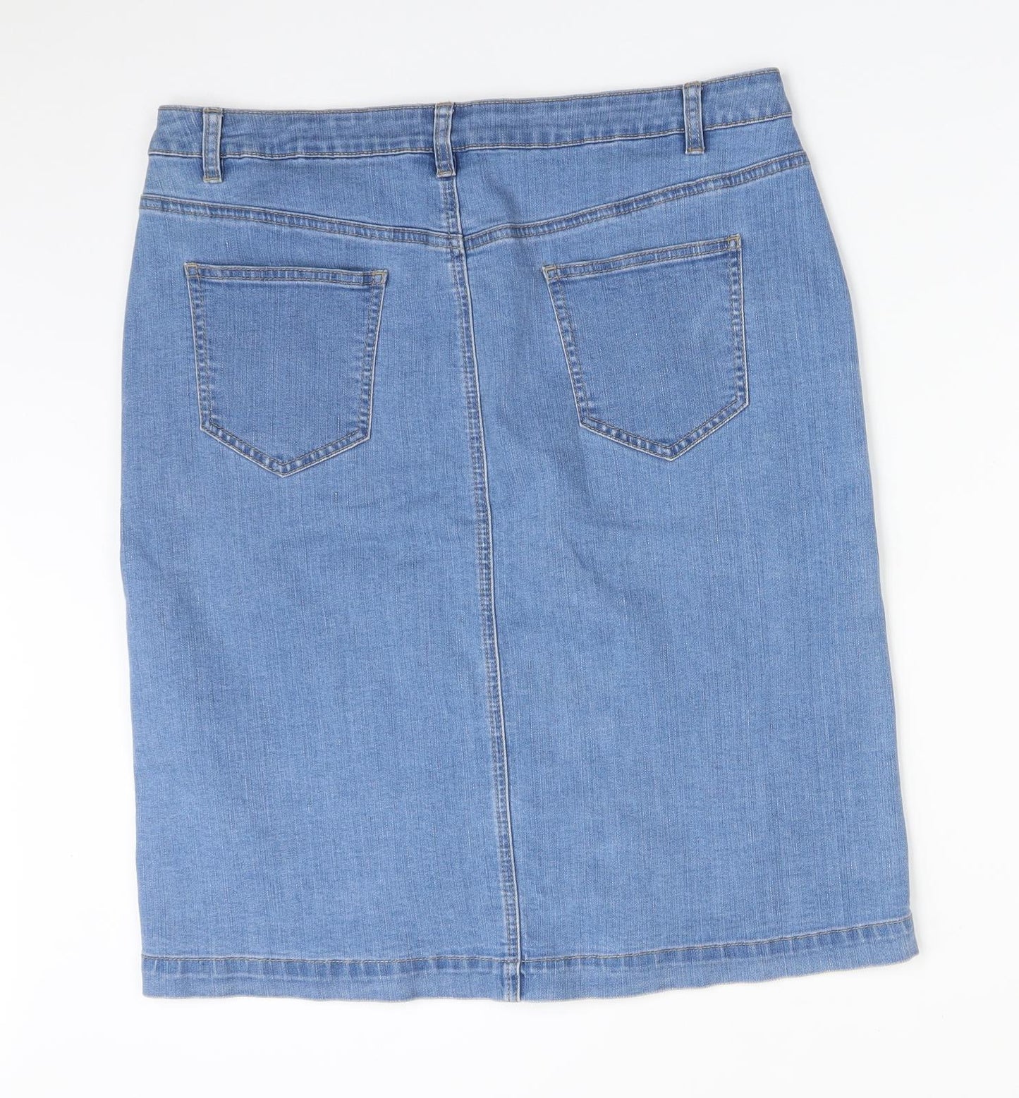 Nutmeg Womens Blue   Straight & Pencil Skirt Size 16