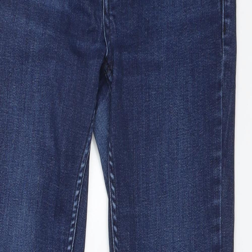 Topshop Womens Blue   Straight Jeans Size 10 L30 in