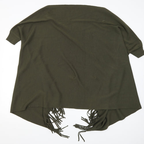 Preworn Womens Green   Shrug Jumper One Size
