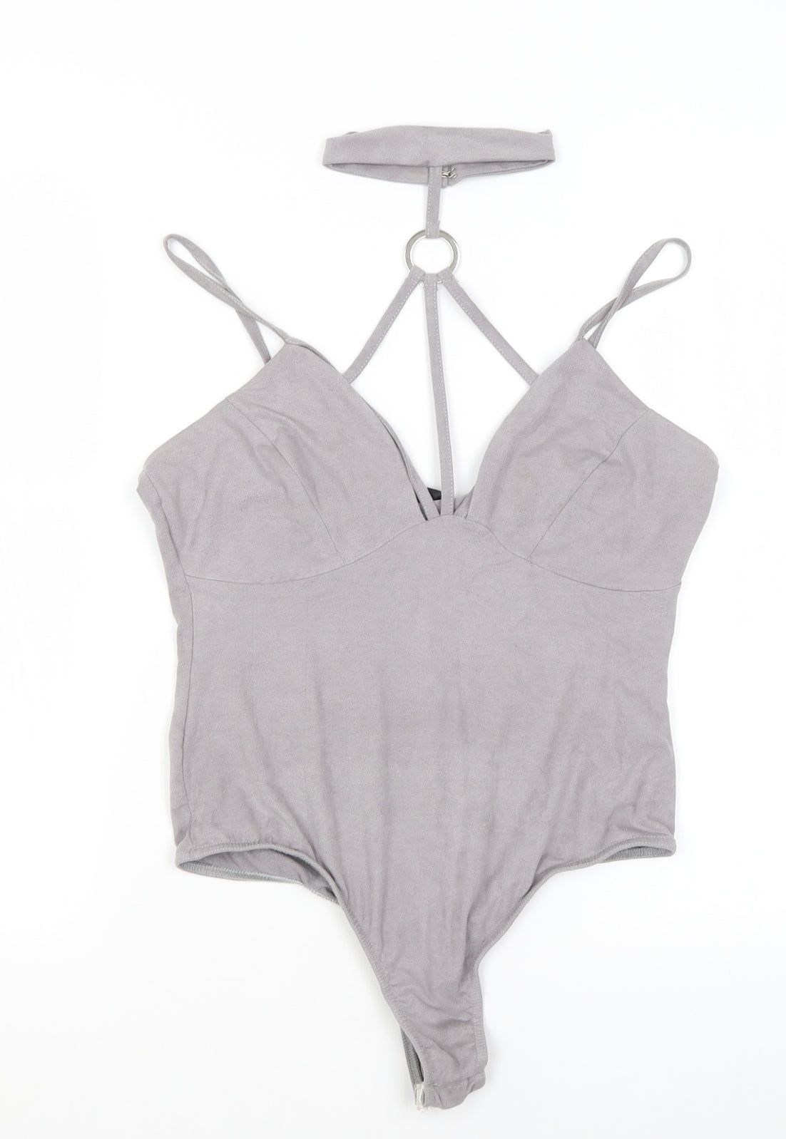 Missguided Womens Green   Bodysuit One-Piece Size 10