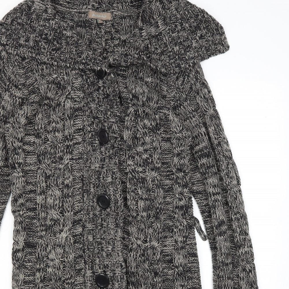 Pistachio Womens Grey   Cardigan Jumper Size 12
