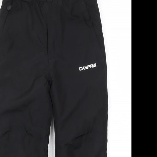 Campri Boys Black   Snow Pants Trousers Size 7-8 Years