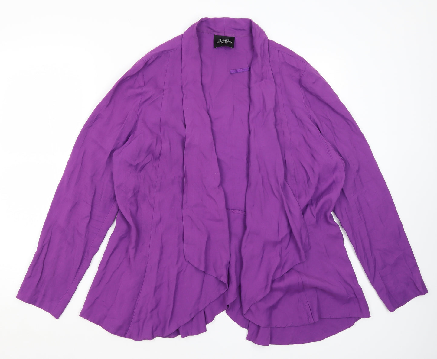 Holly Willoughby Womens Purple   Shrug Jumper Size 18