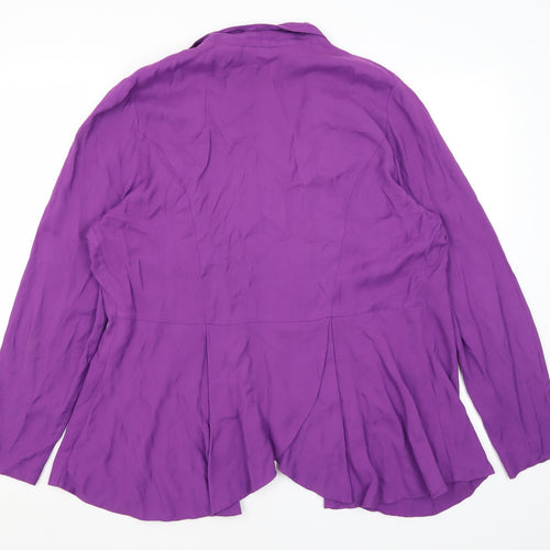 Holly Willoughby Womens Purple   Shrug Jumper Size 18