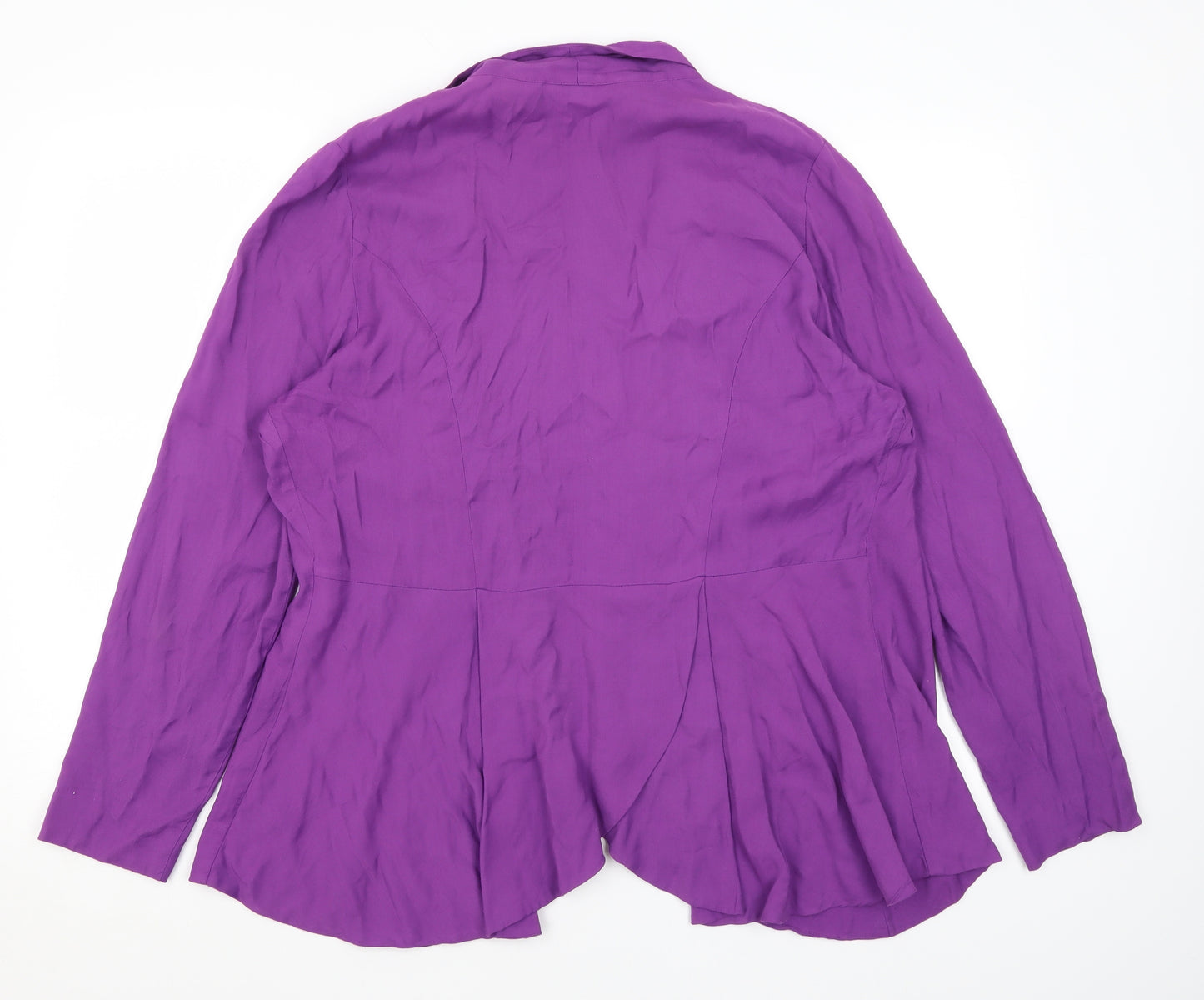Holly Willoughby Womens Purple   Shrug Jumper Size 18