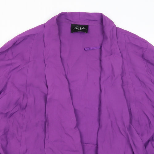 Holly Willoughby Womens Purple   Shrug Jumper Size 18