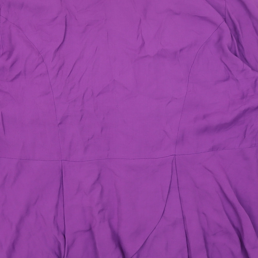 Holly Willoughby Womens Purple   Shrug Jumper Size 18