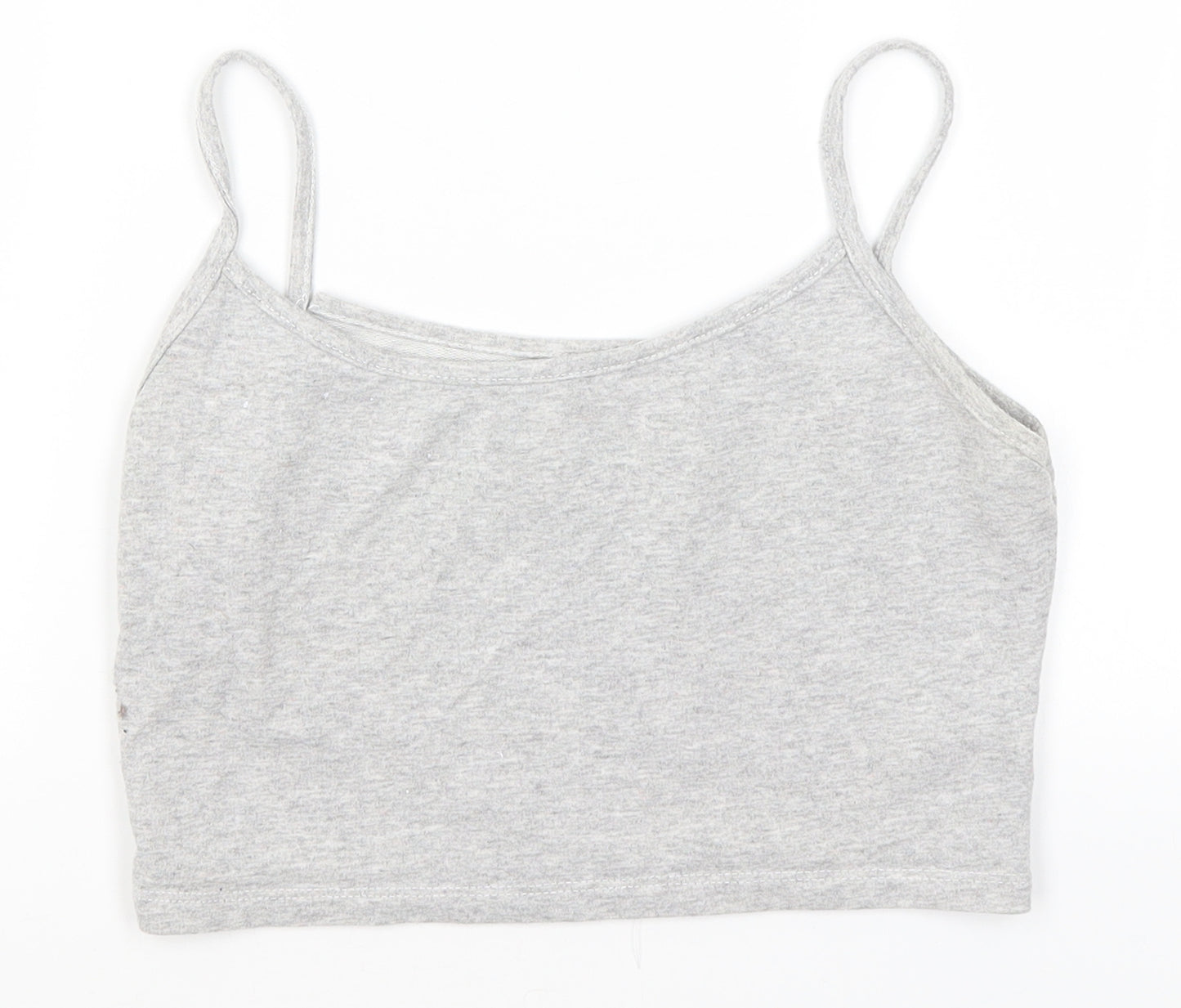 Preworn Womens Grey   Cropped T-Shirt Size S