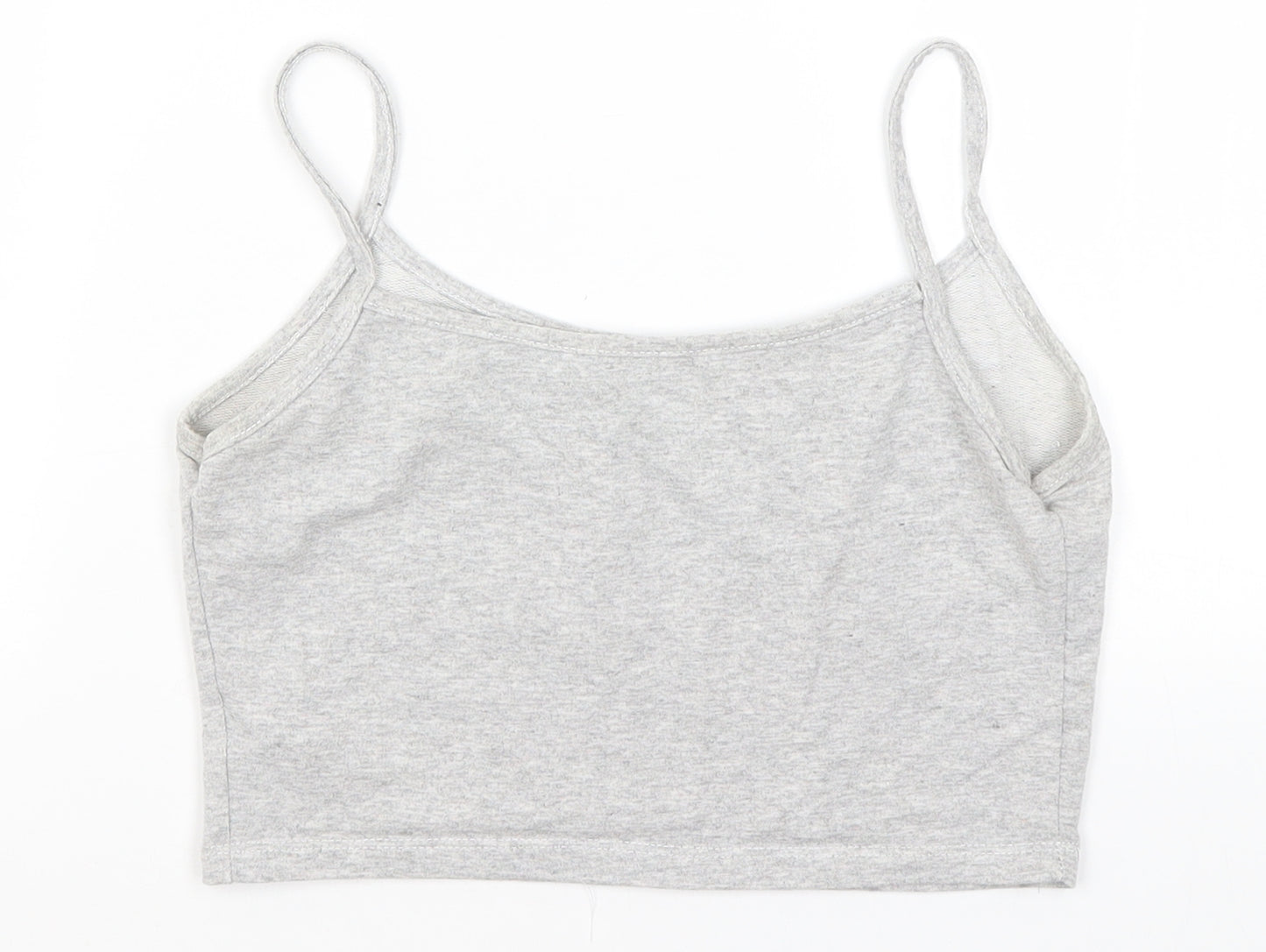 Preworn Womens Grey   Cropped T-Shirt Size S