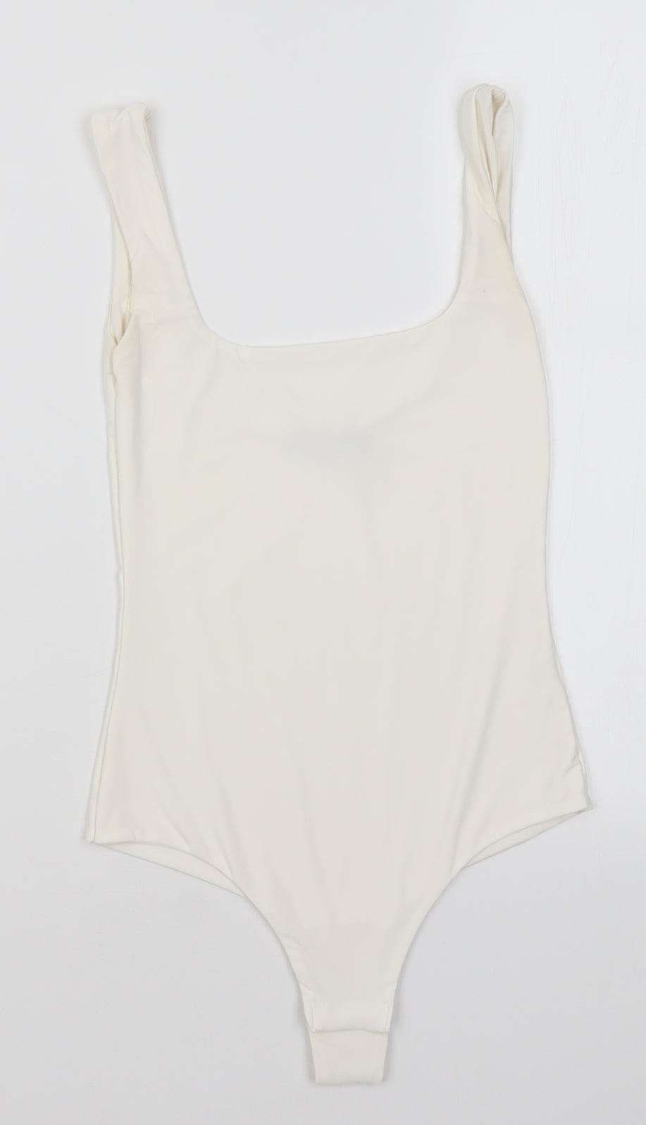 Pretty Little Thing Womens White   Bodysuit One-Piece Size 6