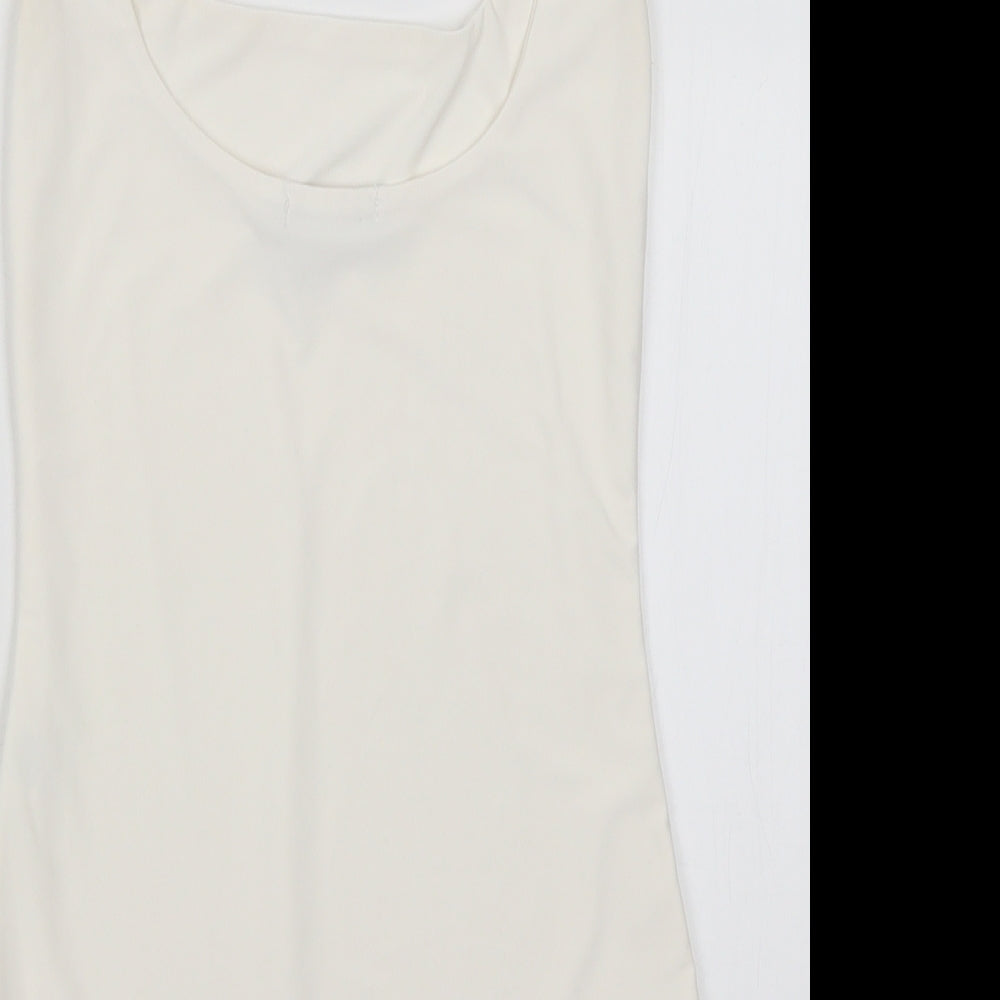 Pretty Little Thing Womens White   Bodysuit One-Piece Size 6