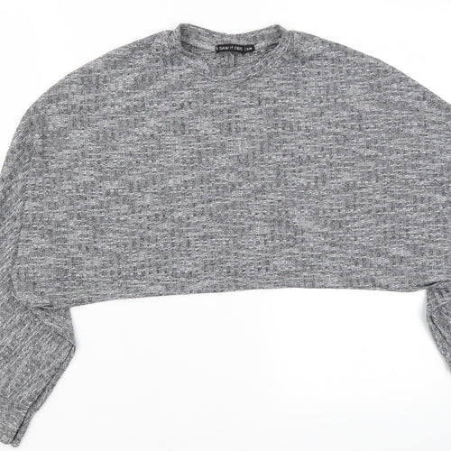 I SAW IT FIRST Womens Grey   Pullover Jumper Size S
