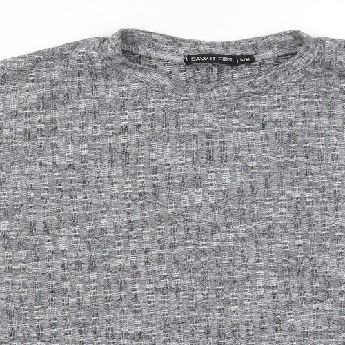 I SAW IT FIRST Womens Grey   Pullover Jumper Size S