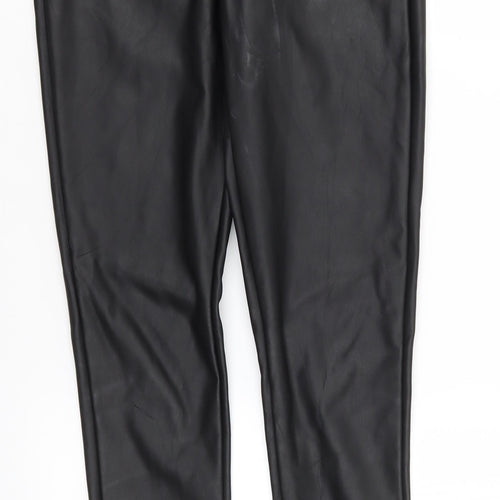Denim Co Womens Black   Trousers  Size 8 L28 in