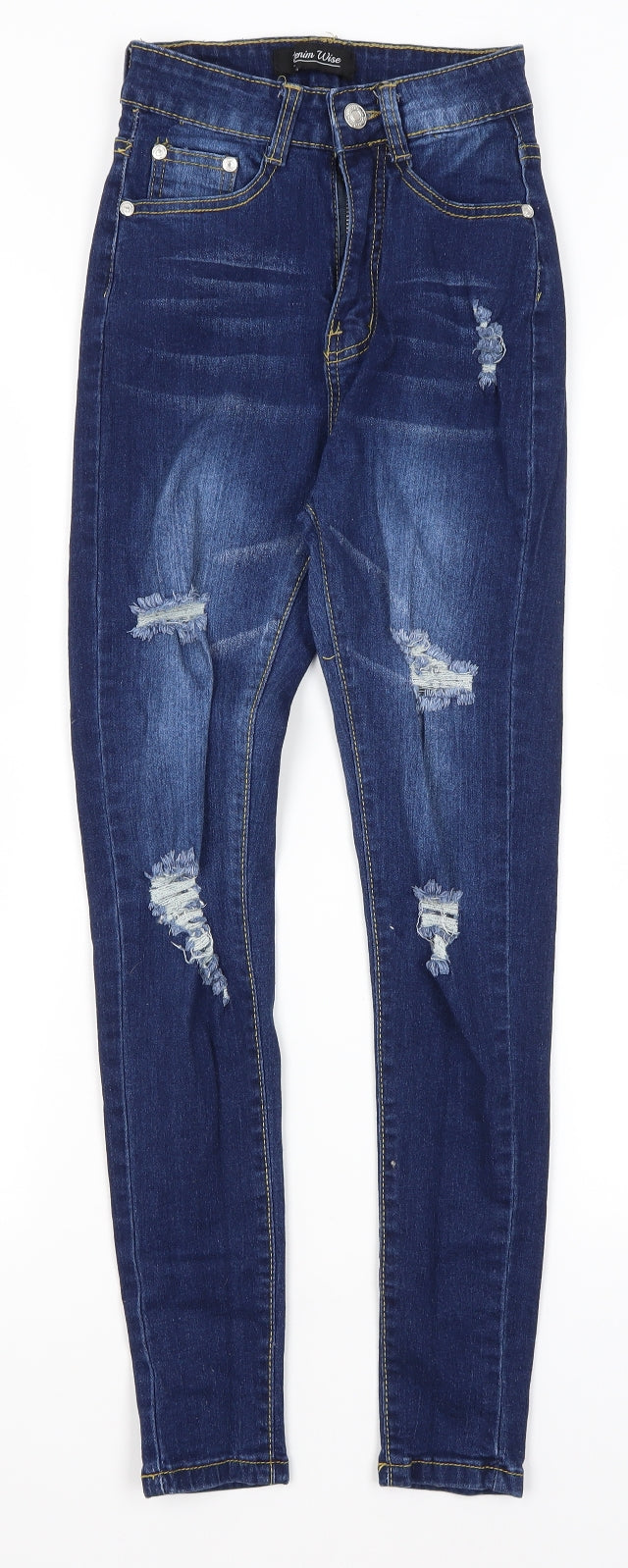 Denim Wise  Womens Blue   Skinny Jeans Size 4 L24 in