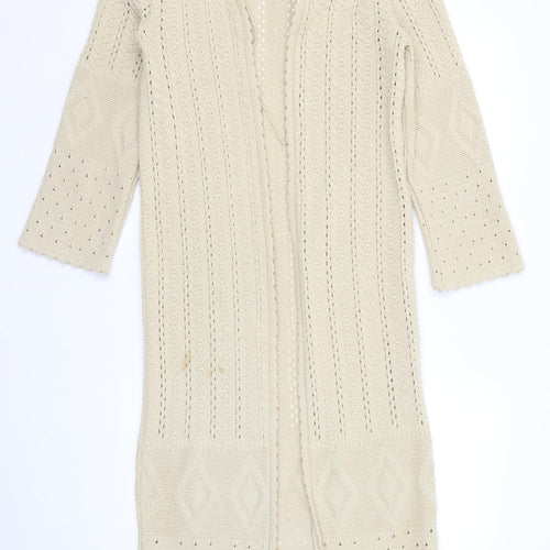 Modern Woman Womens Beige   Shrug Jumper Size 12