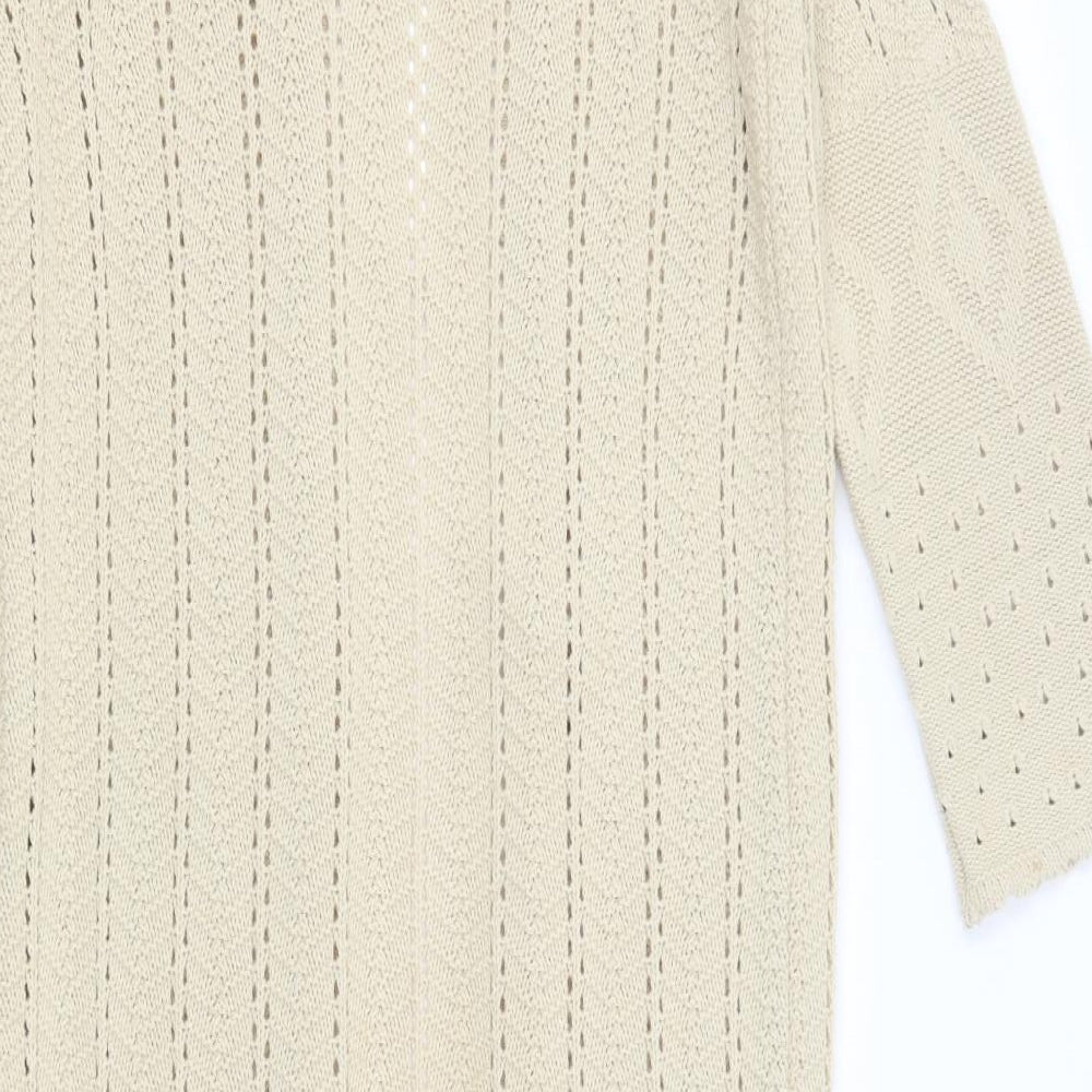 Modern Woman Womens Beige   Shrug Jumper Size 12