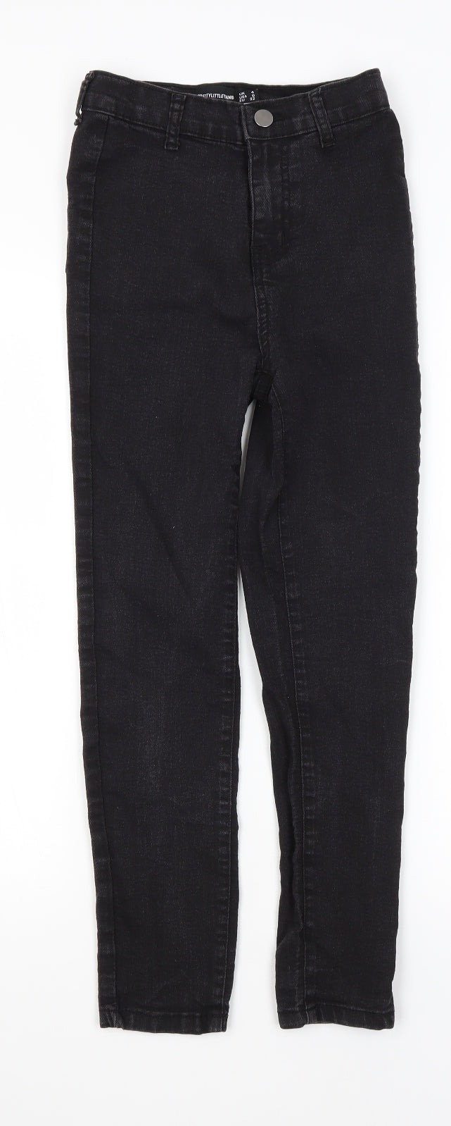 Pretty Little Thing Womens Black Skinny Jeans Size 4 L24 in