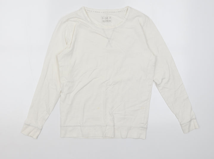 F&F Womens White Pullover Jumper Size 6