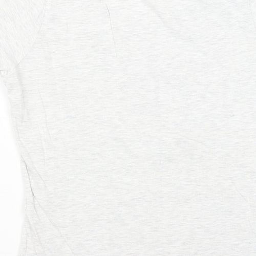 F&F Womens Grey   Basic T-Shirt Size 6  - Coffee