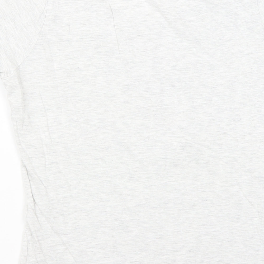 F&F Womens Grey   Basic T-Shirt Size 6  - Coffee