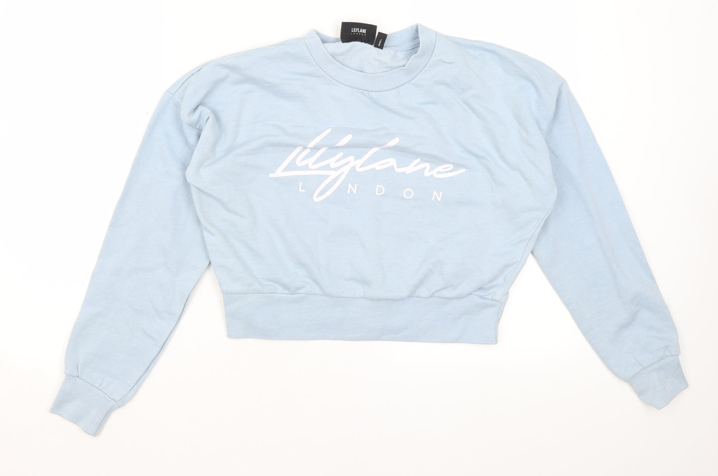 Lilly Lane Womens Blue   Pullover Jumper Size S