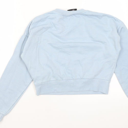 Lilly Lane Womens Blue   Pullover Jumper Size S