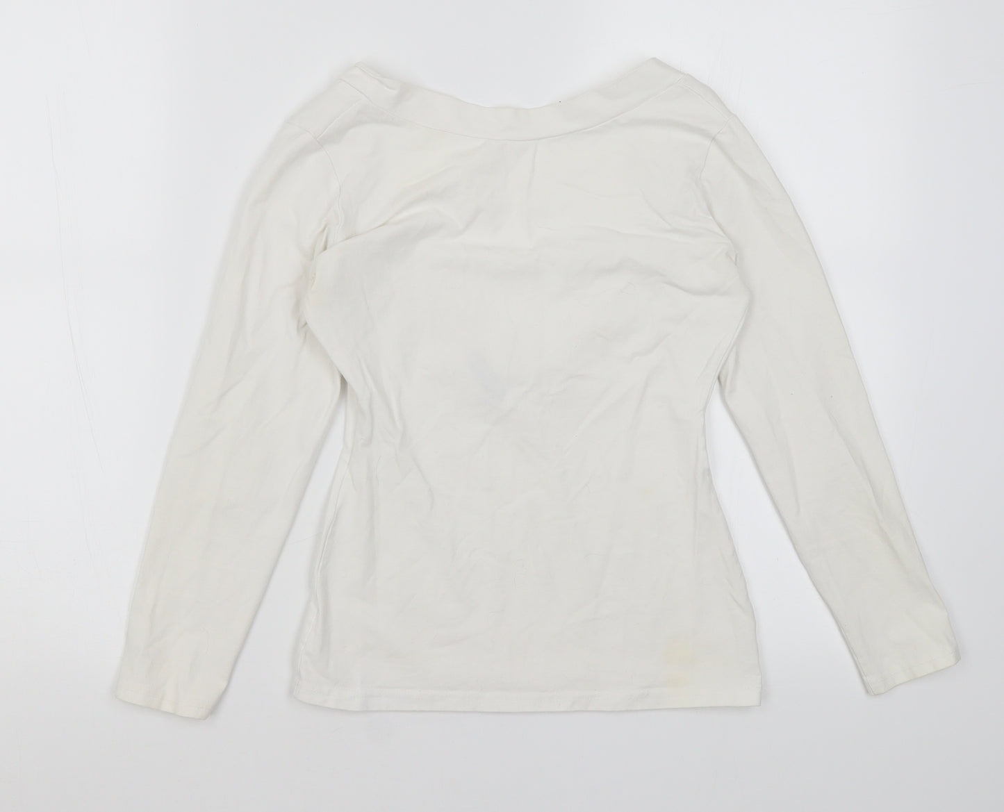 Wassyl Womens White   Basic T-Shirt Size XS