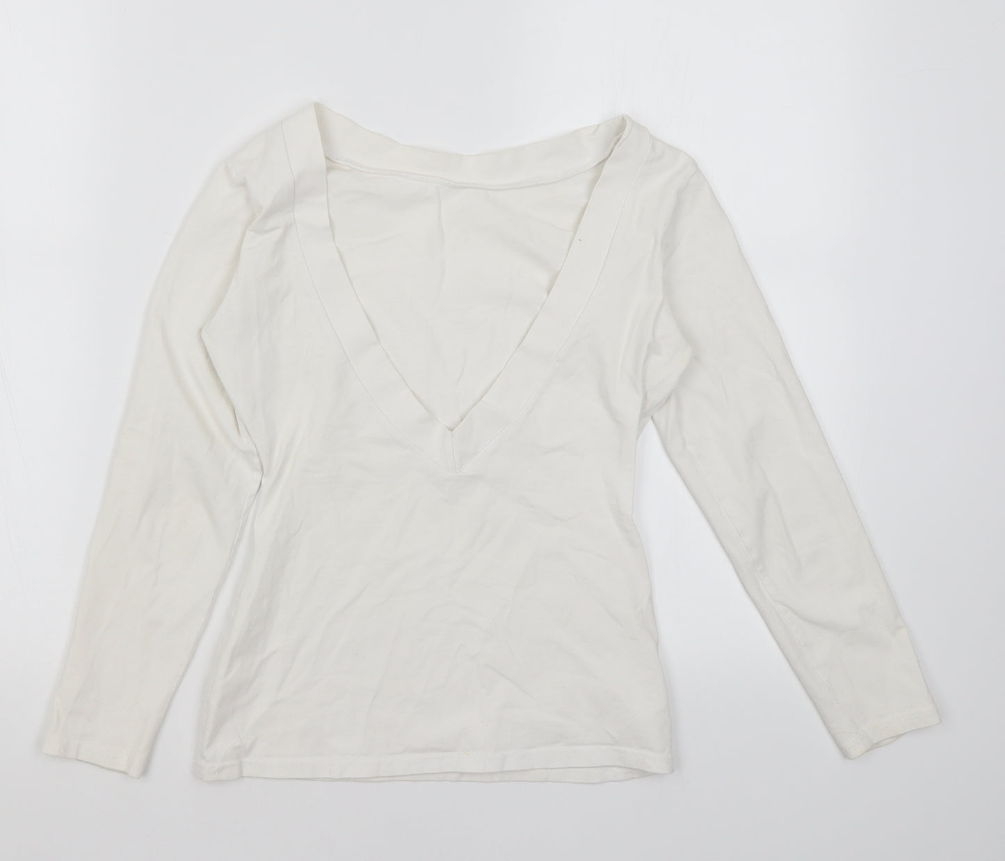 Wassyl Womens White   Basic T-Shirt Size XS