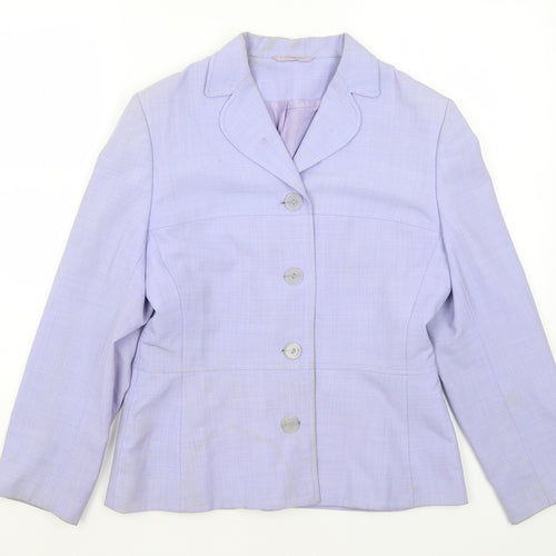 NEXT Womens Purple   Jacket Blazer Size 12