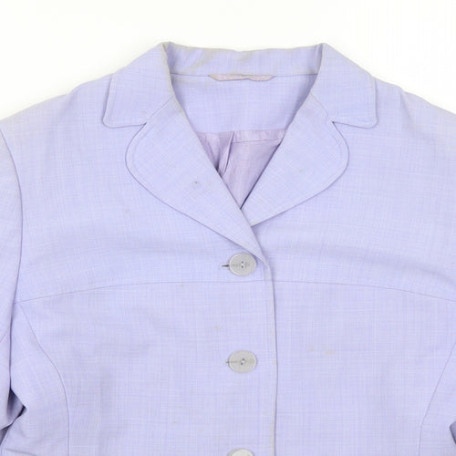 NEXT Womens Purple   Jacket Blazer Size 12
