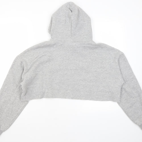 Young Mode Womens Grey   Pullover Hoodie Size S