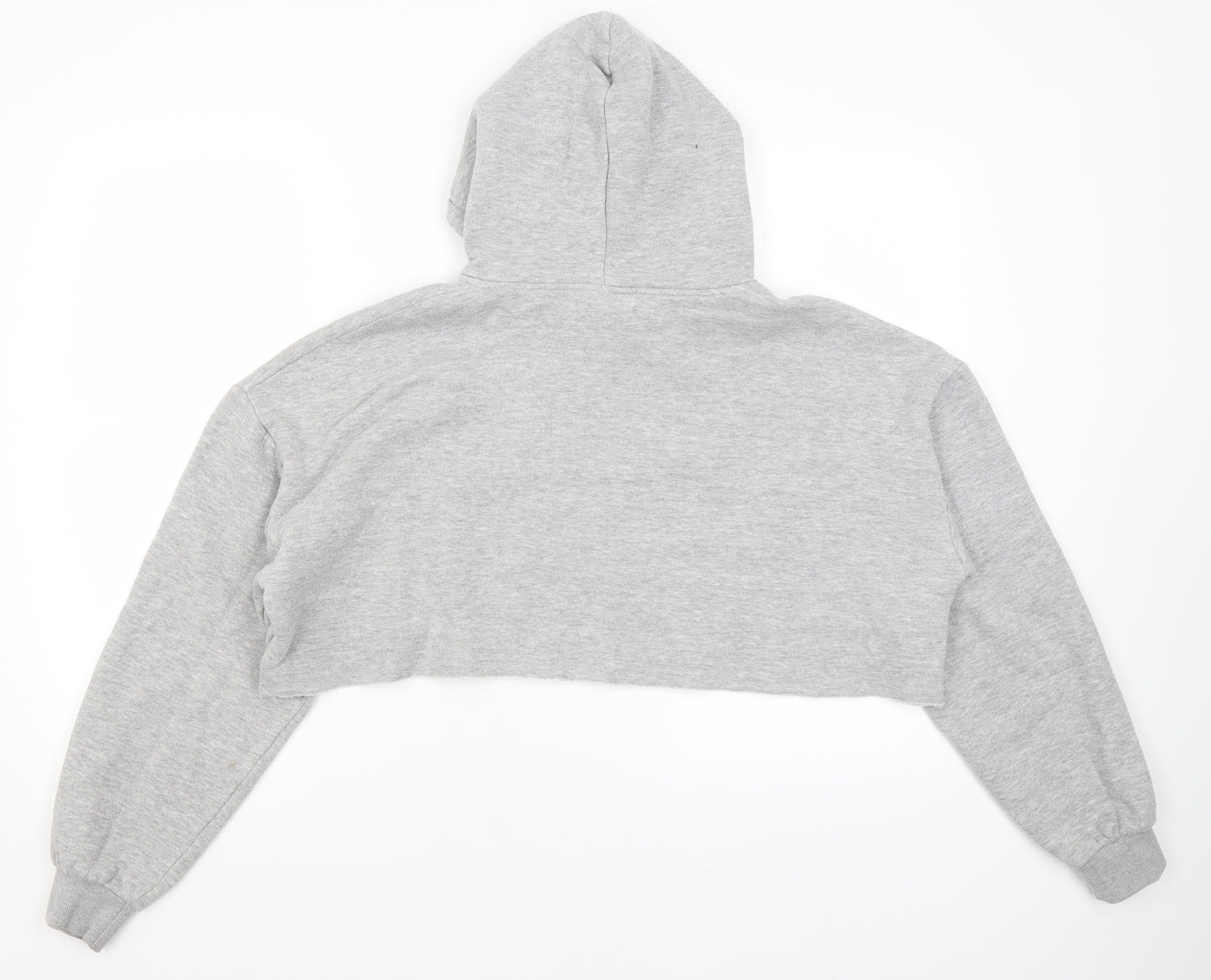 Young Mode Womens Grey   Pullover Hoodie Size S