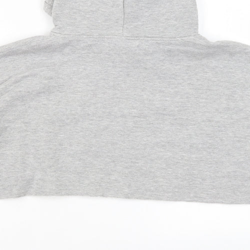 Young Mode Womens Grey   Pullover Hoodie Size S