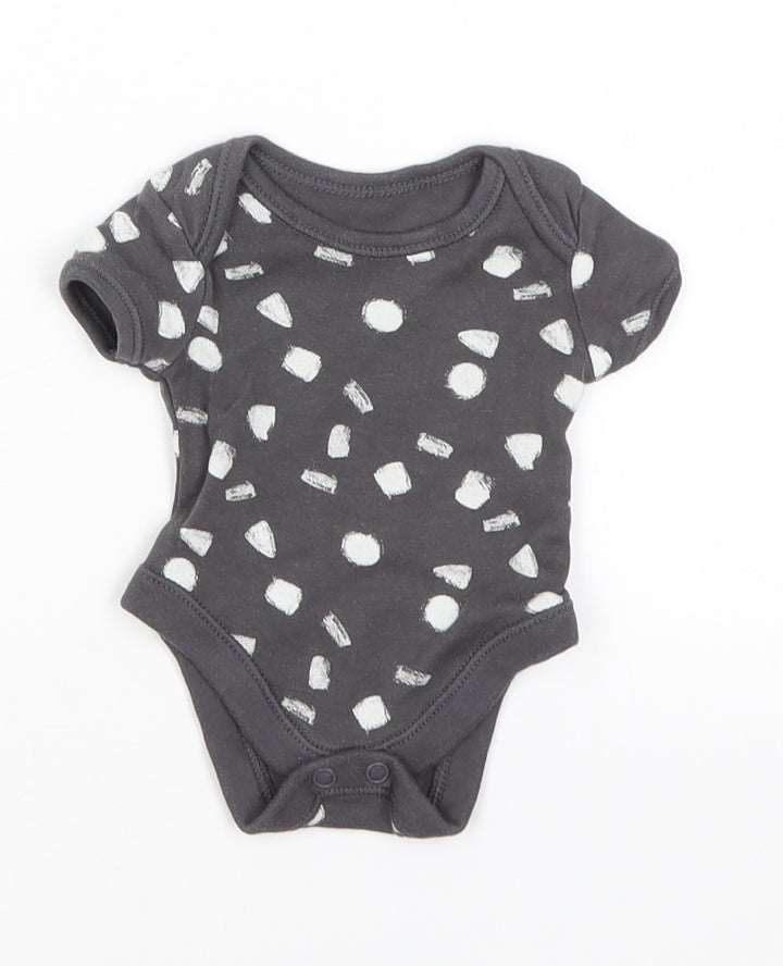 George Baby Grey Romper One-Piece Size Newborn