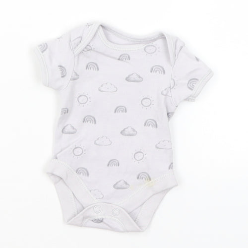 George Baby Grey   Romper One-Piece Size Newborn  - Weather