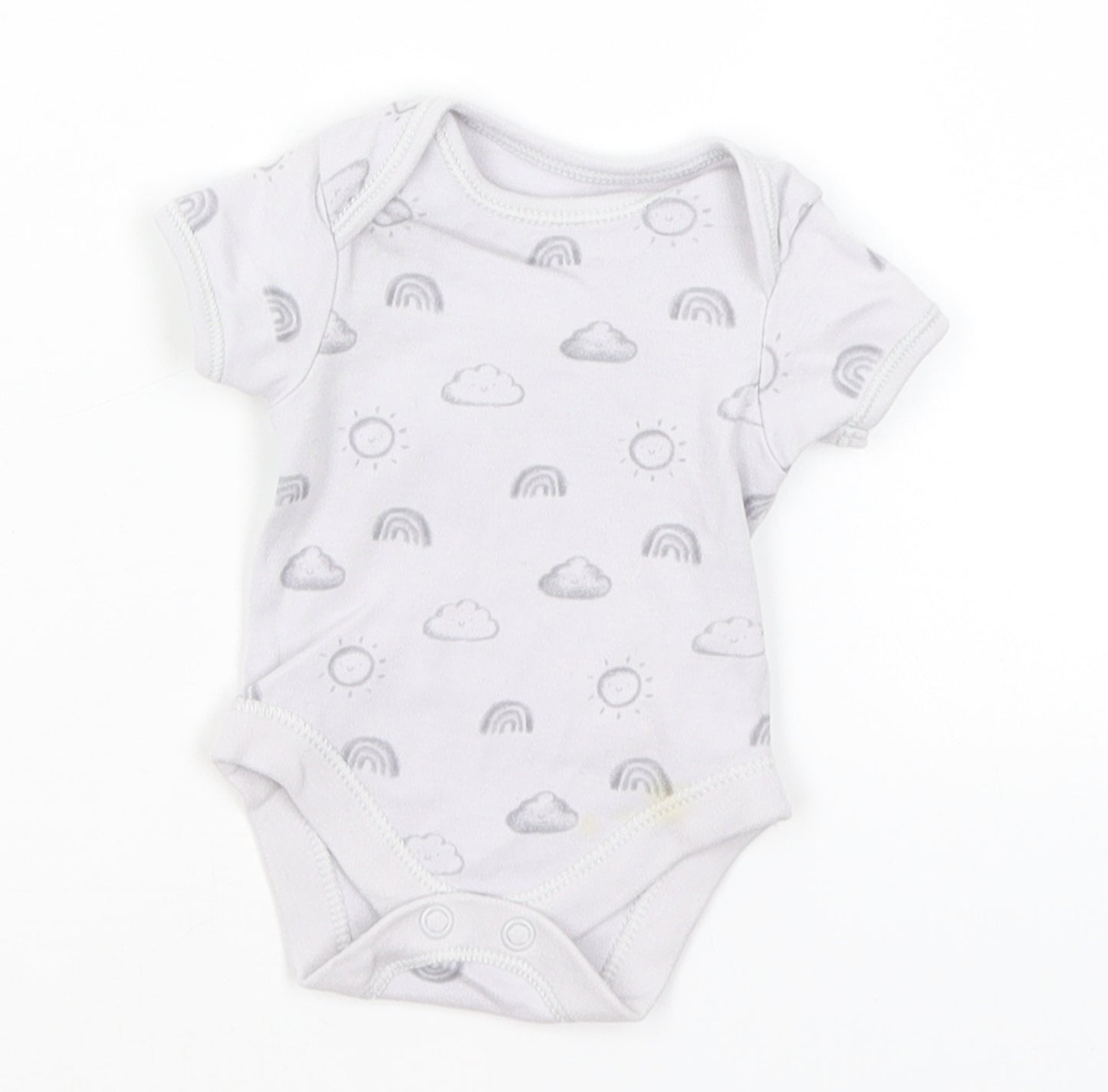 George Baby Grey   Romper One-Piece Size Newborn  - Weather