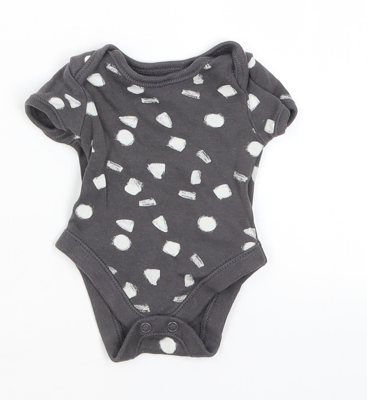 George Baby Grey   Romper One-Piece Size Newborn