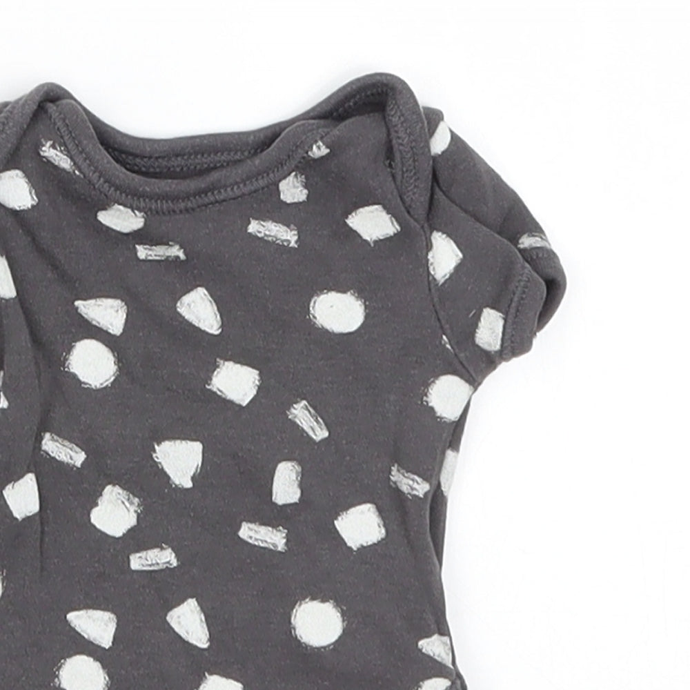 George Baby Grey   Romper One-Piece Size Newborn