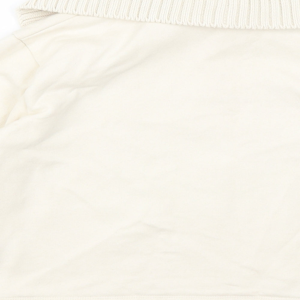 Zara Womens Ivory   Pullover Jumper Size M