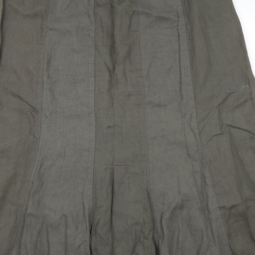 `Per Una Womens Green   Flare Skirt Size 16